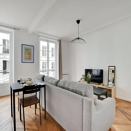 Charming Flat Near Grands Boulevards Paříž